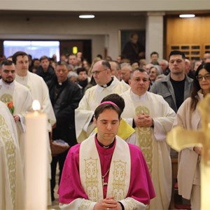 Biskup Kovač predvodio misu u rodnoj župi sv. Josipa na Trešnjevki